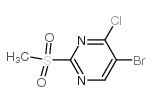 Pyrimidine,5-bromo-4-chloro-2-(methylsulfonyl)-